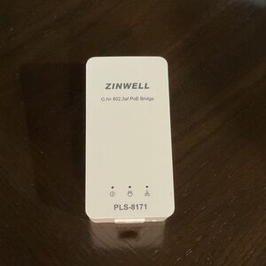Zinwell White G.hn 802.3af PoE Bridge PLS-8171